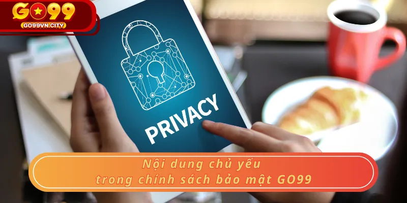 Nội dung chủ yếu trong chính sách bảo mật GO99