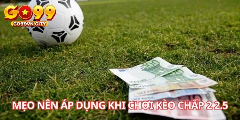 Các mẹo nên áp dụng khi tham gia kèo chấp 2 2.5